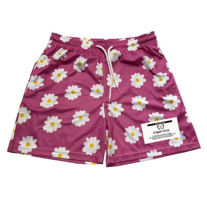 Pánske basketbalové šortky v americkom štýle – Rýchloschnúce, priedušné, voľného strihu nad kolená, na bežné nosenie a šport