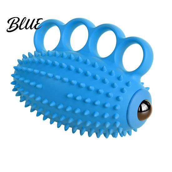 Adjustable Vibration Hand Massager Electric Finger Exercise Ball 3 Modes Therapy Grip Strengthener Carpal Tunnel Relief Silicone Squeeze Ball