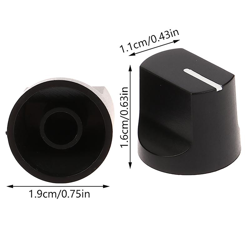 5Pcs Duckbill Typ Knopf 19*16Mm Potentiometer Bakelit Knopf Kappe Encoder Band Schalter Blume Welle Loch 6Mm Knopf