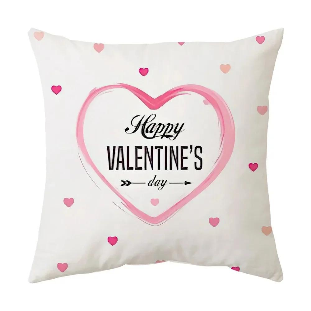 Office Sofa Car Cushion Cover English Confession Love Pattern Luxury Home Decoration Pillow Cover