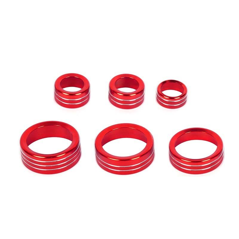 Aluminum Alloy  Central Control Knob Decorative Ring Cover For Chevy Silverado/Tahoe For Suburban/ Avalanche/GMC-YUKON 2007-2013