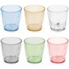 6 Pezzi Bicchiere Indistruttibile 310/490ML Impilabile in Acrilico Tazza per Acqua Riutilizzabile per Succo di Frutta Birra Champagne per Casa