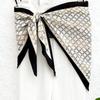 Spring and summer printed skirt women's triangle towel skirt curtain decorative belt towel stacked short skirt fart curtain new fashion