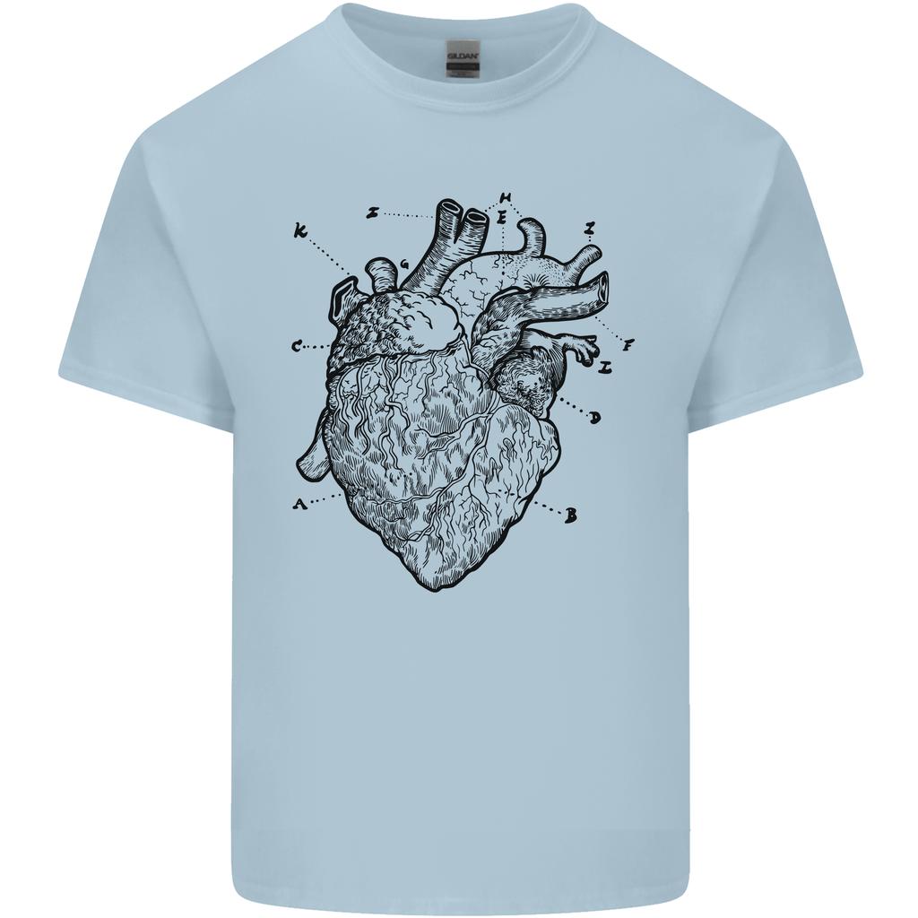 Heart Diagram Unisexs Light Cotton TShirt