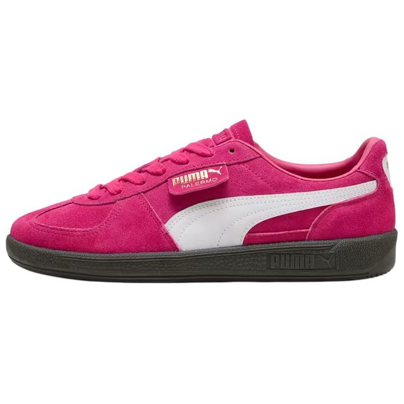 PUMA Palermo Abrasion Resistant Abrasion Resistant Low top Skateboard Shoes Unisex Pink White 396463-45 38