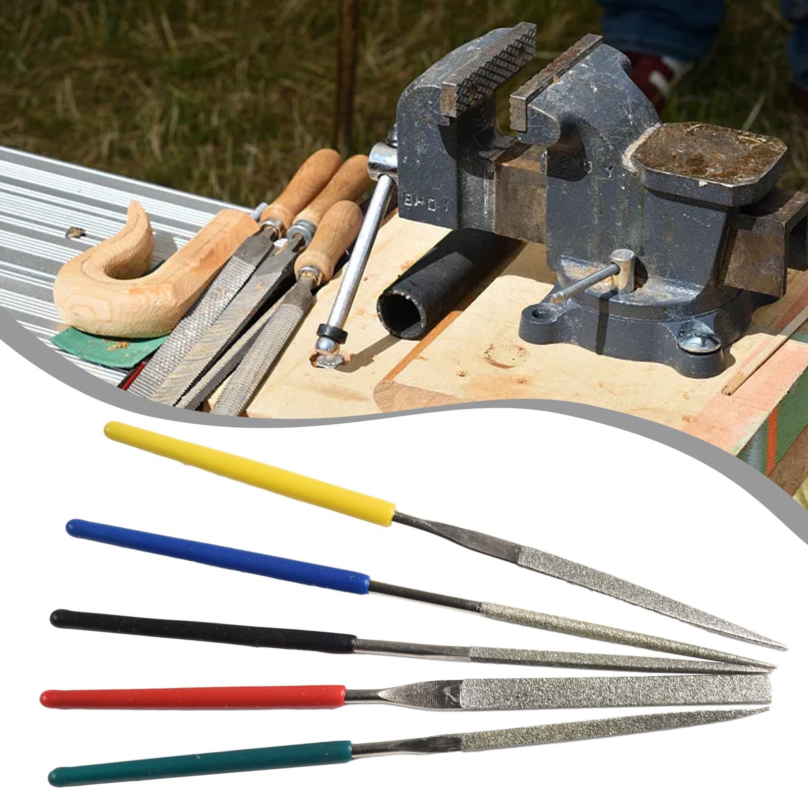 New Hot Sale Files Small Needle DIY Woodworking Deburring Diamond Files Flat Quick Change Replacement Semicircle China Mainland