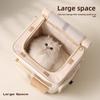 Portable Pet Carrier for Cats & Small Dogs Lightweight Cats Travel Bag Foldable Rolling Pet Stroller Breathable Space Capsule