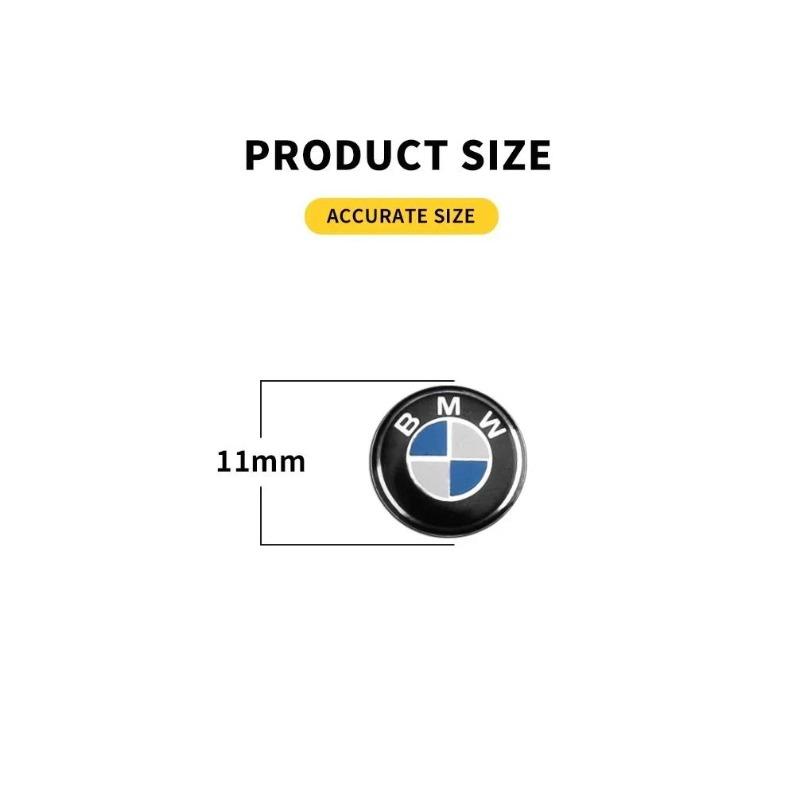 5Pcs 11/14mm Car Remote Key Stickers Badge Emblem Car Accessories For BMW Performance X3 X1 X2 X4 X5 X6 E30 E34 E53 E61 E62 E93 G20