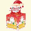 Claus Christmas Santa Party Coin Bank Paper Construction Celebration Holiday