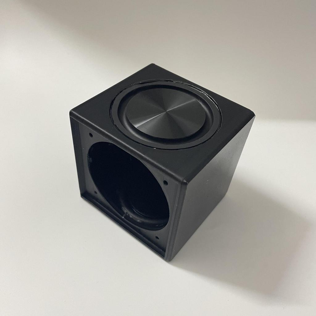 Haut-parleur Passif à Double Membrane de 2 Pouces, 4 Ohms, 10-15W, Aimant Néodyme, Coque Imprimée en 3D pour Modification de Véhicule Électrique