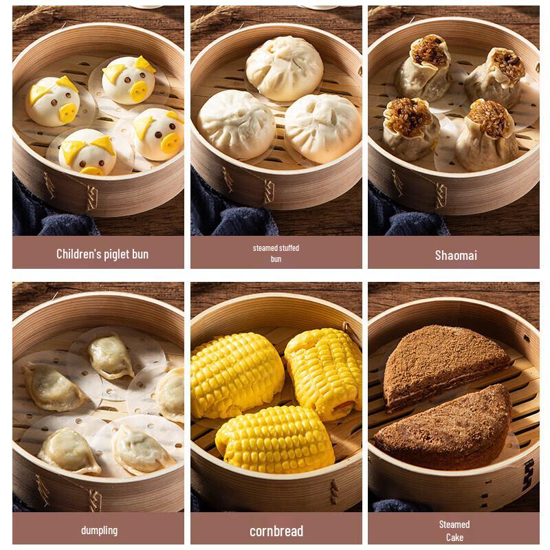 MEIJINJIA Disposable Round Steamer Liners