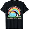 Funny Groovy This Little Light-Of Mine Dumpster Fire Raccoon T-Shirt