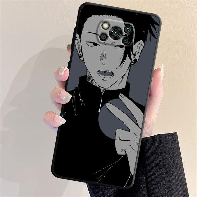 Silikon Handyhülle für Samsung Galaxy S23 S22 S20 S21 Note 20 Ultra 10 Plus 8 9 Niedliche Cartoon Jujutsu Kaisen Hüllen Taschenhülle