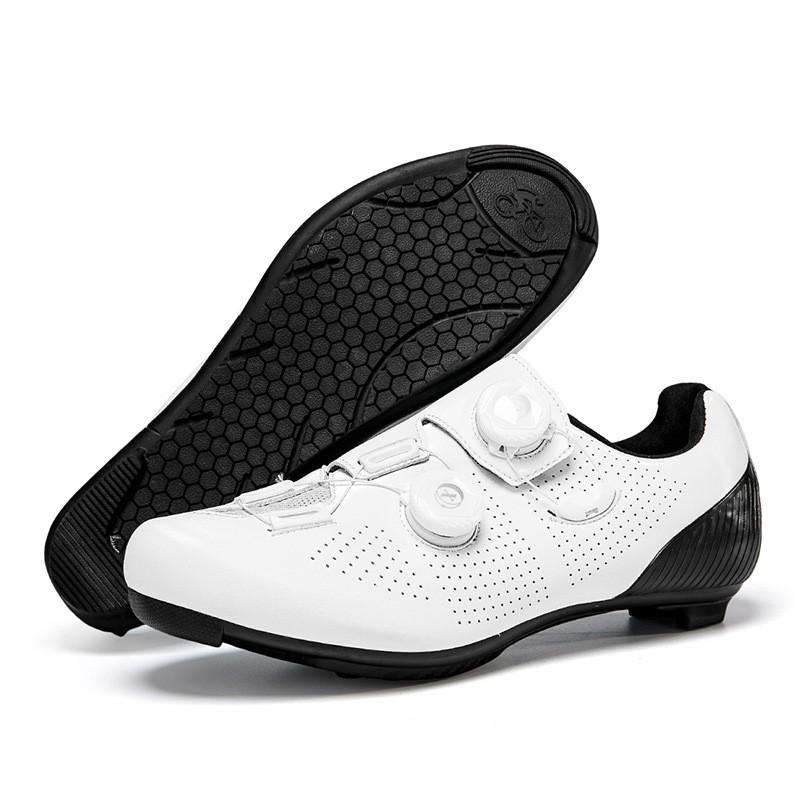 Mens Cycling Shoes Road Mountain Bike With Stiff Sole Breathable Fit Unisex Riding Footwear