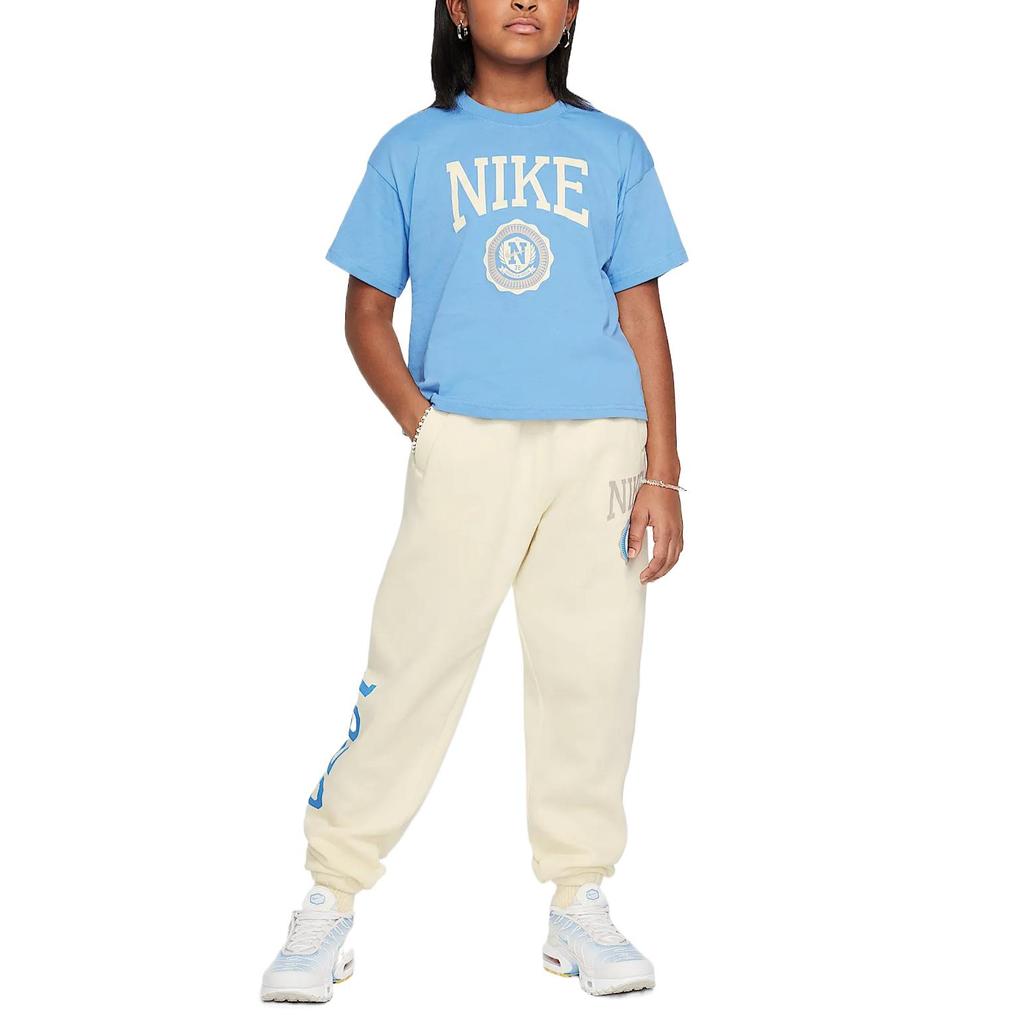 Nike Kids T Shirts Crew Neck Moderate HM6303-440