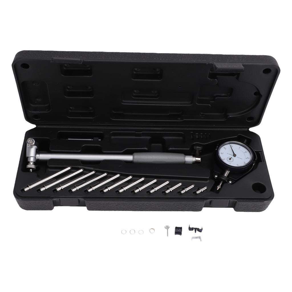 Digital Internal Gauge Set 2 to 6in 0.0005in Self Centering Dial Bore Gage Carbide Anvils Deep Hole Measuring Tool for