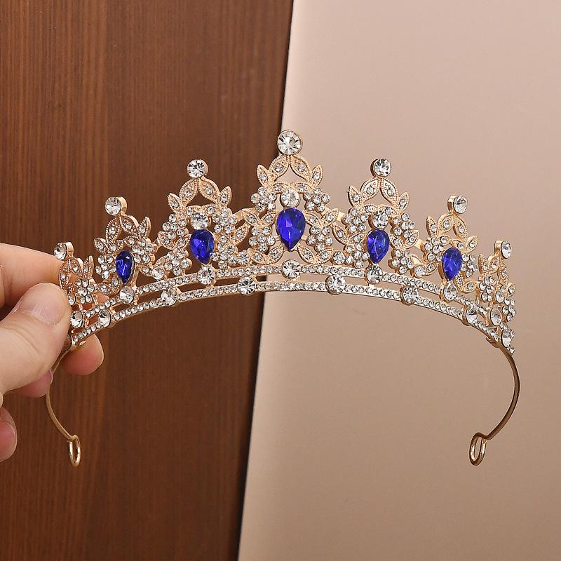 Elegant Rhinestone Princess Crown: Stylish High-End Headwear for Parties & Birthdays