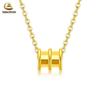 Pure Gold Slim Waist Abacus Pendant Necklace - Promotional Gift Style