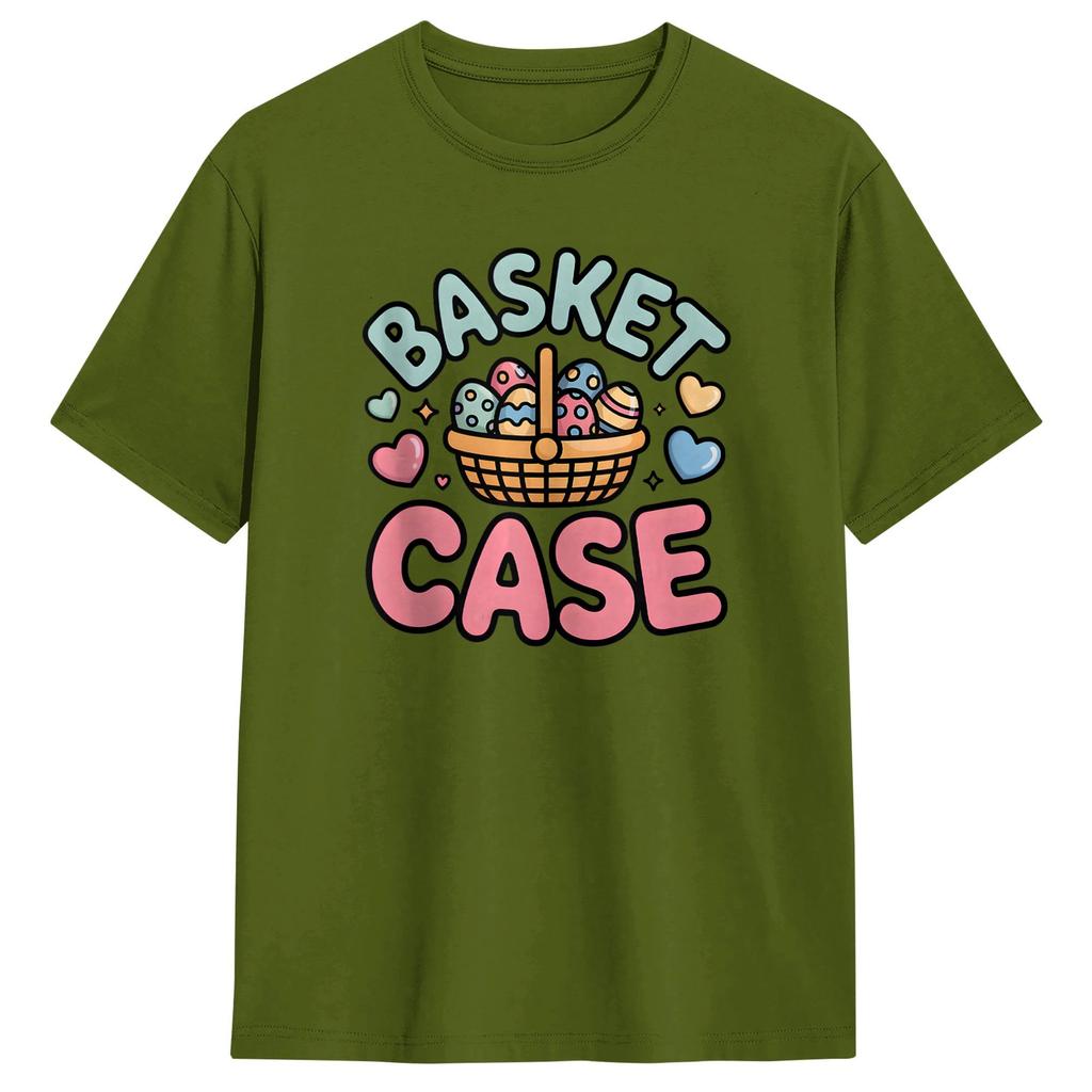 Easter Basket Funny Spring Holiday Humor TShirt Summer Cotton T Shirts For Unisexs Hippie Casual Tee Shirt Vintage Top Tees