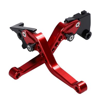 Nakira Brake Clutch Lever Set Ninja250 Ninja400 Z250 Z400 Versis-X250 (Red)