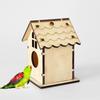 Parrot Cage House Cage Nesting Box Nest Cage Standing Hideouts Supplies DIY Bird Outdoor Nesting Box for Bird Parrot