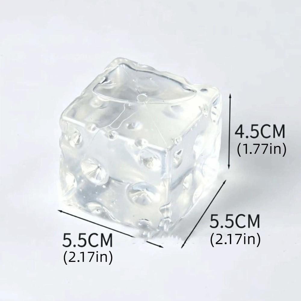 Slow Rising Cheese Cube Stress Balls Slow Rebound Sensory Fidget Toy Daily Use