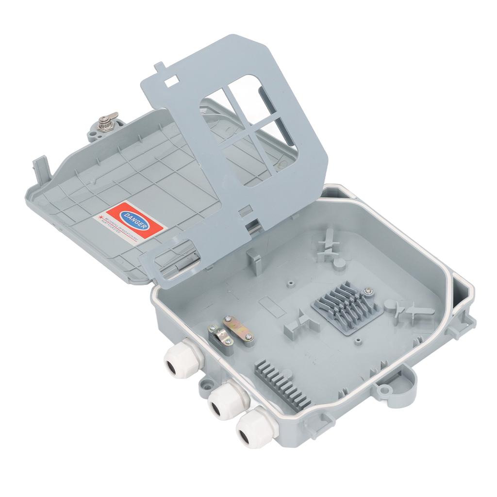 Optical Fiber Distribution Box 8 Core Waterproof Fiber Optic Splitter Box for Indoor Outdoor
