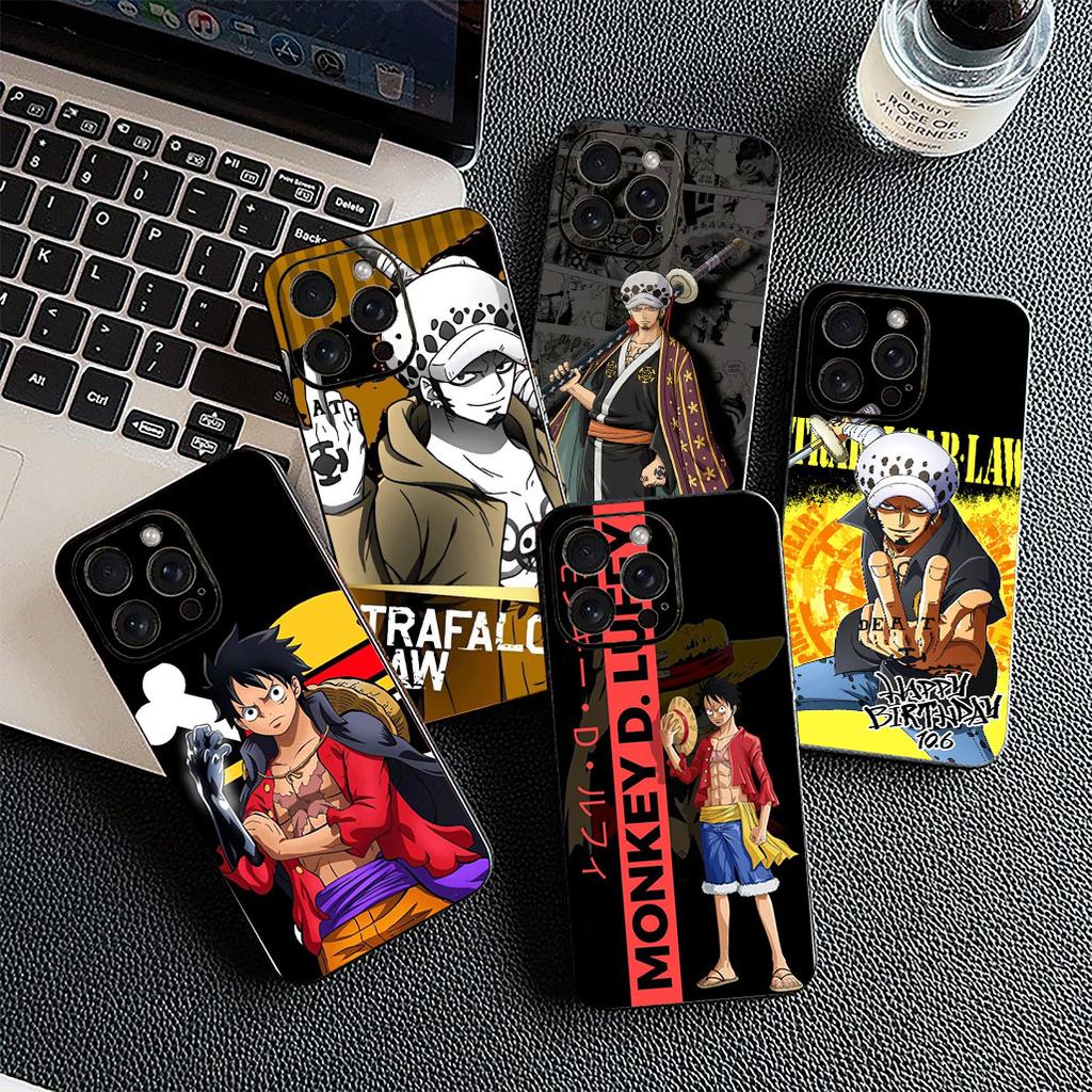 for Xiaomi Redmi Note 12 11 10 A3 Pro 10A 10C 12C Note12 5G 4G Phone Cover Soft Case Trafalgar D Water Law Luffy One Pieces