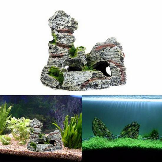 Aquarium Rockery Resin Decoration: Artificial Mountain for Fish Tanks