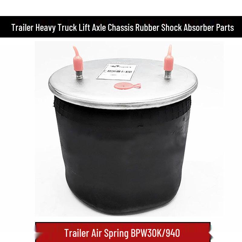 BPW Axle CIMC Trailer Heavy Truck Lift Axle Rubber Air Suspension Shock Absorber