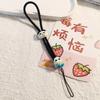 Wrist Rope Cartoon Cute Cute Cute Mobile Phone Rope Portable Adjustable Length Peach Blossom Rabbit Rich Accessory Phone Case