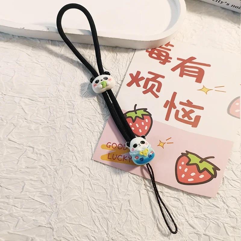 Wrist Rope Cartoon Cute Cute Cute Mobile Phone Rope Portable Adjustable Length Peach Blossom Rabbit Rich Accessory Phone Case