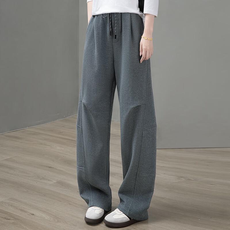 Sisbasher Women's High-Waisted Wide-Leg Commuter Trousers