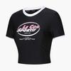 Le Coq Sportif Short sLeeve Crop Rash Guard Blk   Qp222srs52