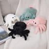 Halloween Stuffed Animal Spider Plush Soft Fur Huggable Green Spiders Pillow, Adorable Playtime Plush Toy,Stuffed Spider Super Soft Plush Doll Animal