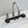 Evrensel Musluk Kolu Kilidi Sel Önleyici Evcil Hayvan Çocuk Korumalı Mutfak Banyo Çift Lavabo Su Musluğu Güvenlik Koruması Merkezi Boru Sabitlemeli