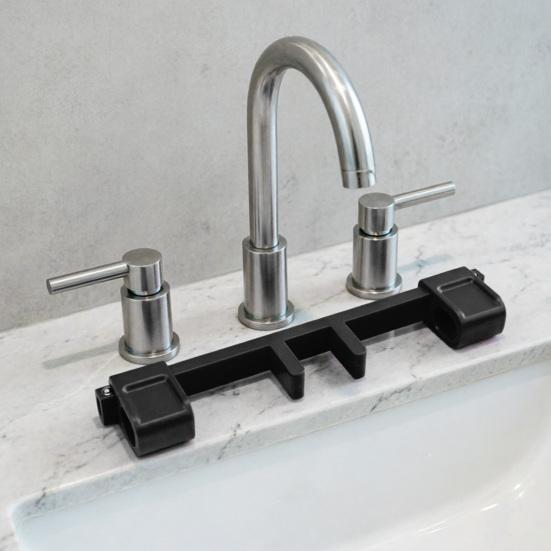 Evrensel Musluk Kolu Kilidi Sel Önleyici Evcil Hayvan Çocuk Korumalı Mutfak Banyo Çift Lavabo Su Musluğu Güvenlik Koruması Merkezi Boru Sabitlemeli