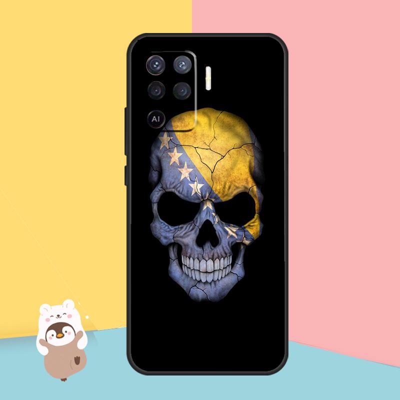Bosnien-Flagge Hülle für OPPO Find X5 X3 Lite Pro A15 A16 A52 A72 A5 A9 A31 A53 A83 A93 A54 A74 A94 Abdeckung