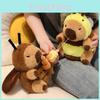Capybara Plush Toy With Transforming Rope For Kids Childrens Room Decor