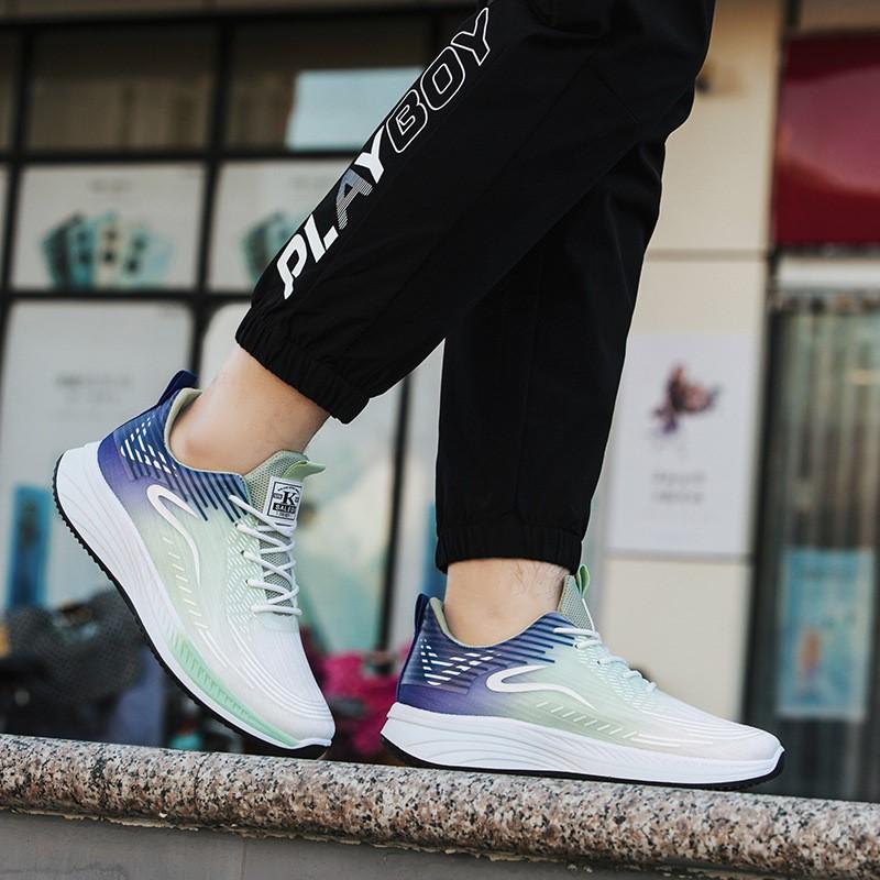 Men's summer autumn breathable new mesh sneakers fashion color matching comfortable running sports shoes M987