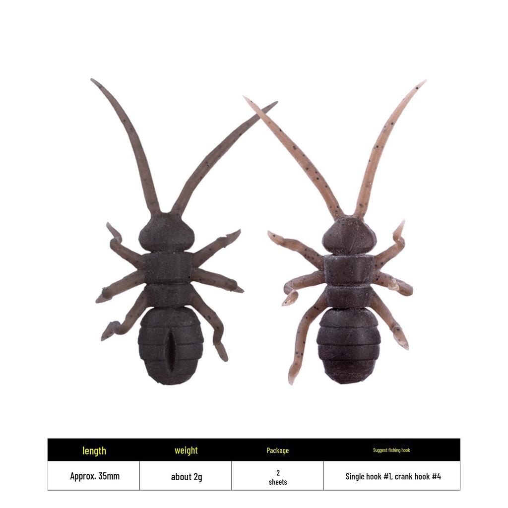 Japan OSP 2nd Gen Floating Soft Bait: Golden Bug Spider