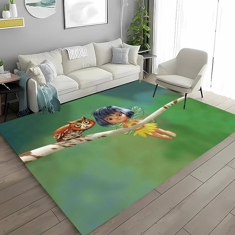 Cool Owl 3D Printing Carpet for Living Room Bedroom Hallway Alfombra Anti-slip Soft Area Rug Sofa Doormat Home Decoration Tapete