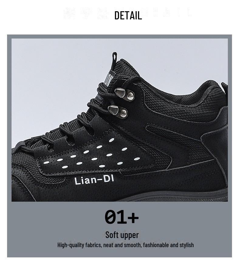 2025 Men's Spring Fashion: Korean Martin Boots - Trendy Casual British Style Work Shoes