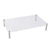 Space-Saving Acrylic Computer Stand Protect Neck Comfortable Viewing Height Computer Screen Rack Large Load Bearing Set