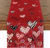 Desktop Ornaments Love Table Flag Tablecloth 33*183cm Table Runner For Festive Atmosphere Event Decoration Valentine's Day Party