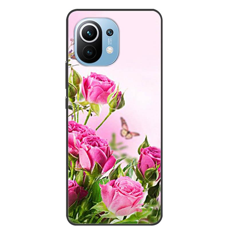 For Xiaomi 11 Lite 5G NE Case Protective Silicone TPU Phone Cases for Xiaomi Mi 11 Lite 5G Shockproof Covers 11Lite Soft Fundas