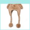 Plush Dog Eared Hat For Women With Warmth And Protection For Winter Casual Wear