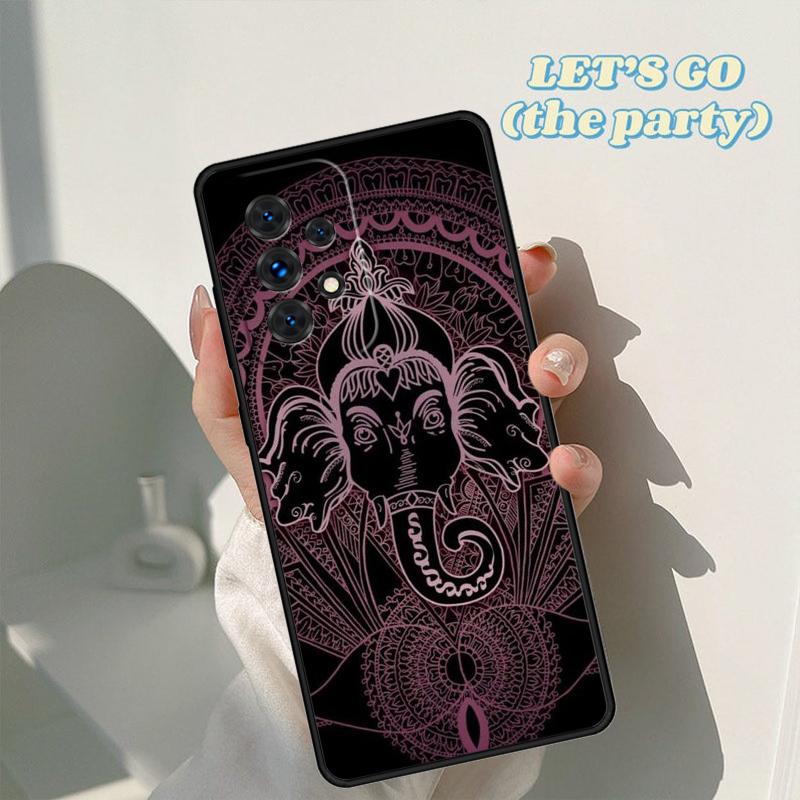 Ganesh Elephant God phone case For Samsung Galaxy A42 A31 A40 A51 A71 A32 A80 A91 A52 A72 A73 A20e A21S A50 A70 A11 A12 Cover
