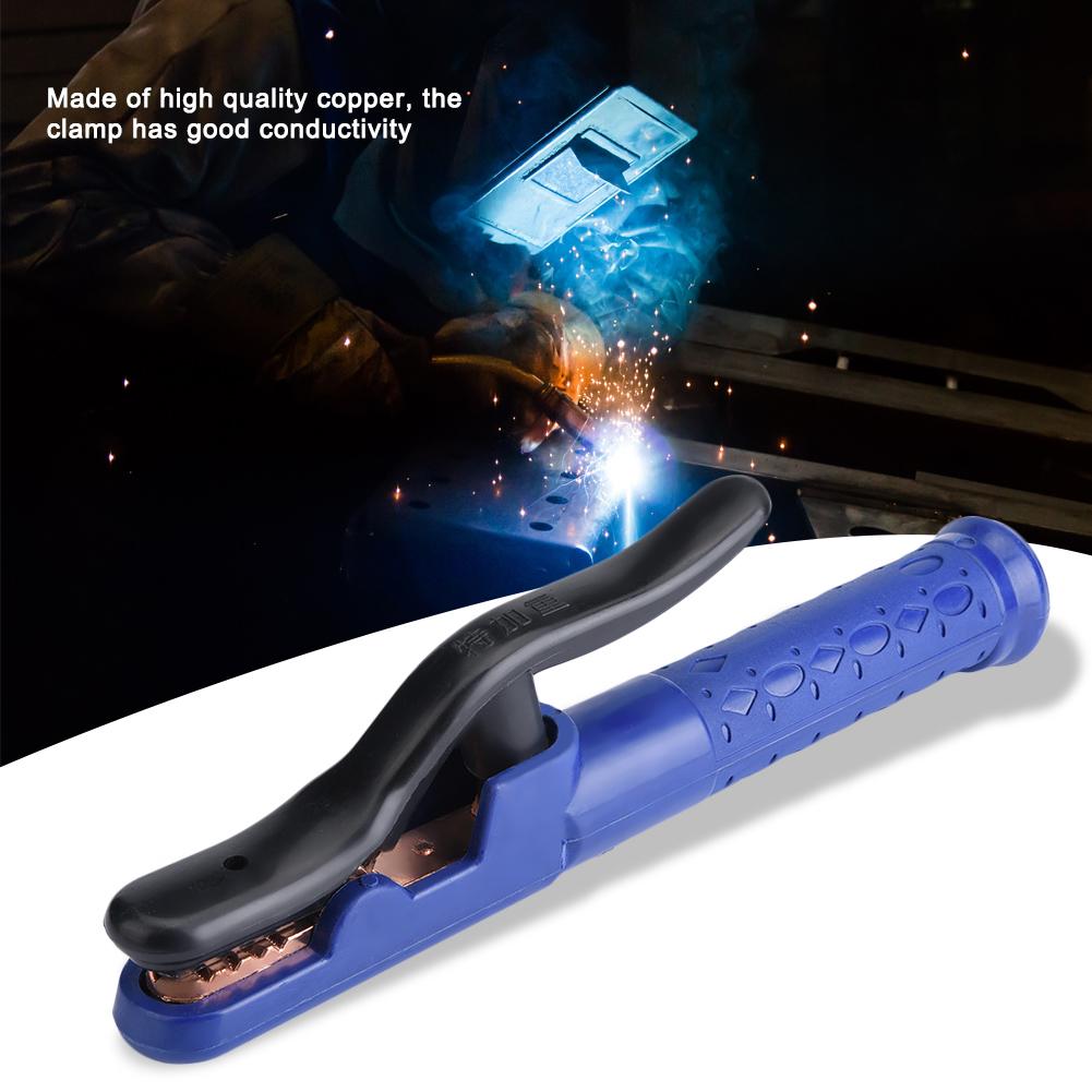 800A Electrode Holder Insulated Copper Welding Clamp for Welding Machine (Brass)