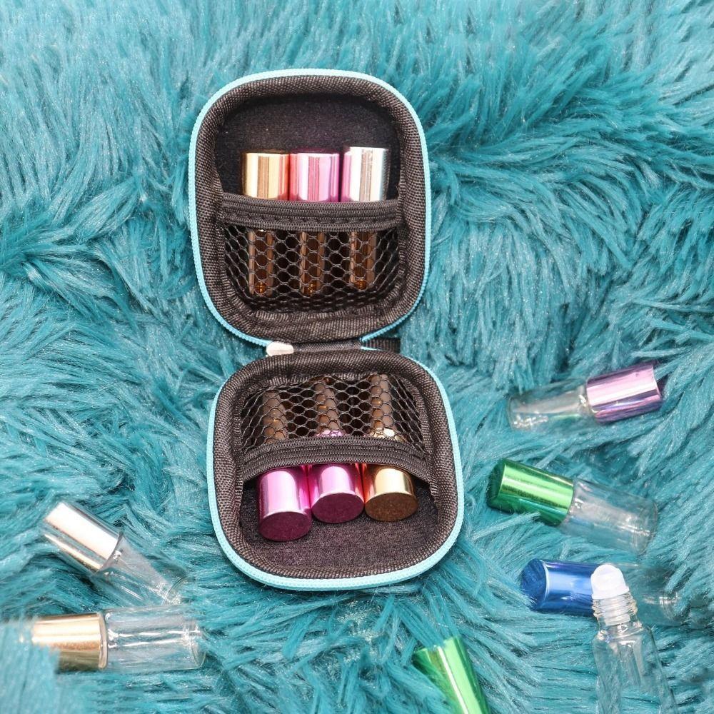 1-5 ML Bottles Essential Oil Storage Box Hard Shell Essential Oils Protector for Home